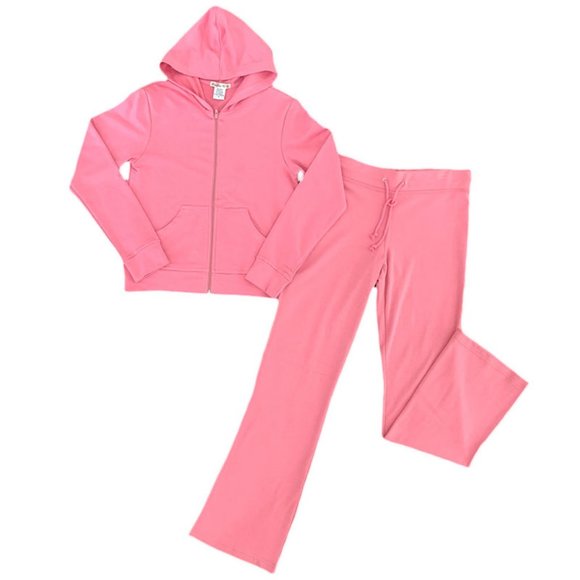 ATHLEISURE Tracksuit Jogger 2-Piece Pink Lounge Wear Set - Picture 5 of 9
